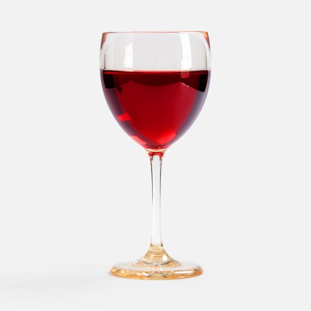 Бокал для вина небьющийся Sate, прозрачный, золотистый-2