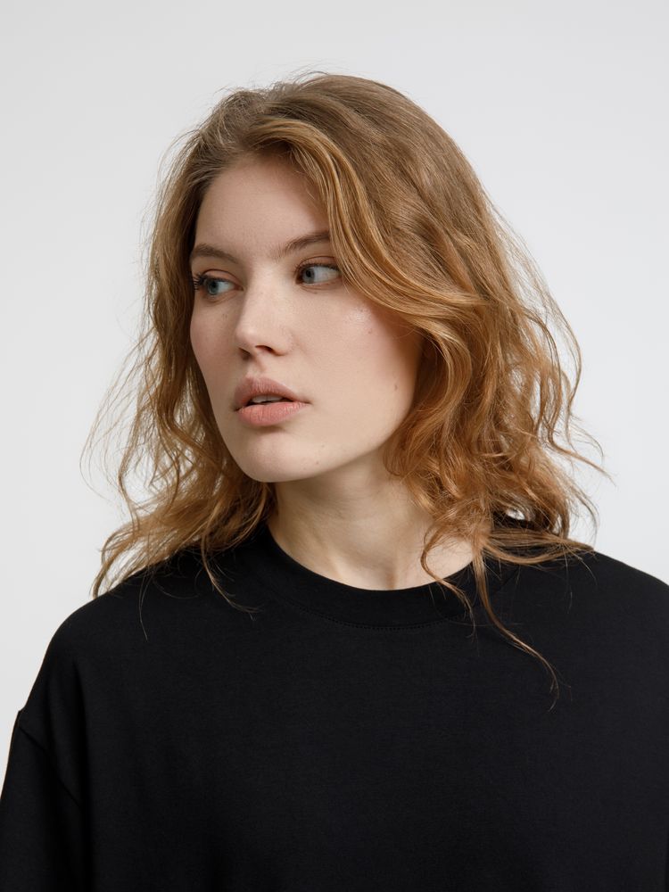 Футболка оверсайз унисекс Lavinia, черная, размер XS/S-5