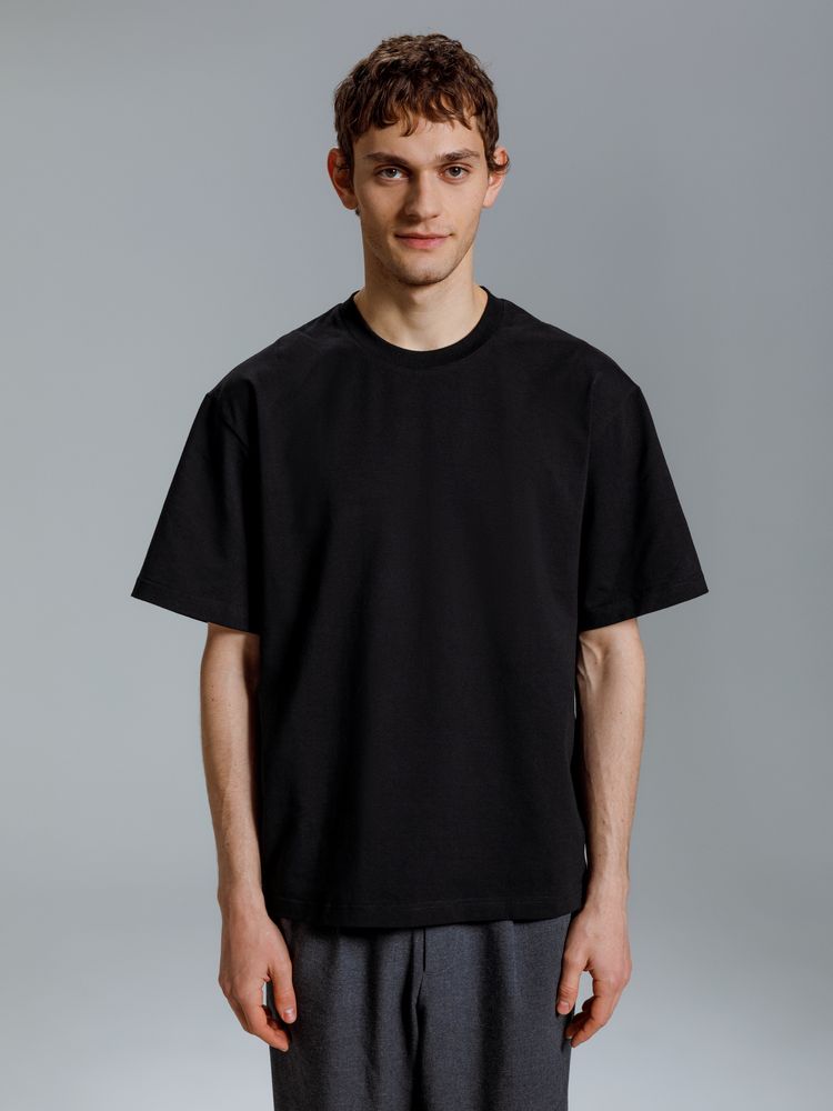 Футболка оверсайз Kangas, черная, XL/XXL-1