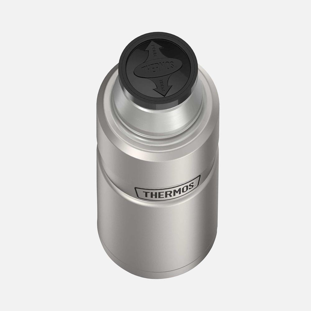 Термос King 470, серебристый (стальной)-5