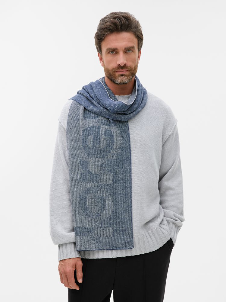 Шарф Denim XXL на заказ, полушерсть-3