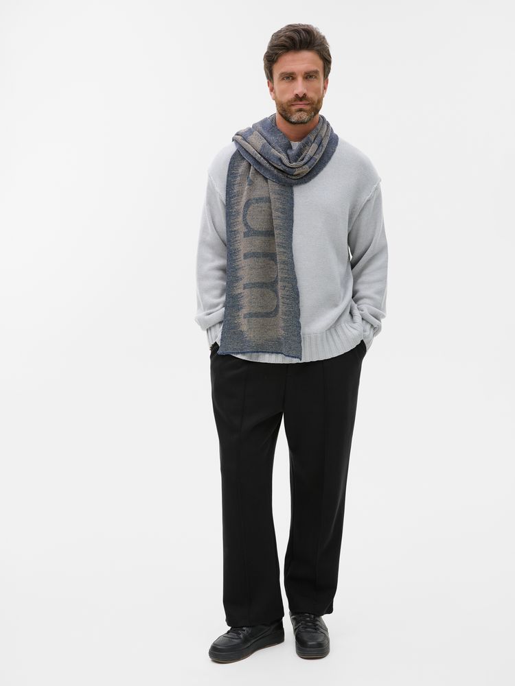 Шарф Denim XXL на заказ, полушерсть-4