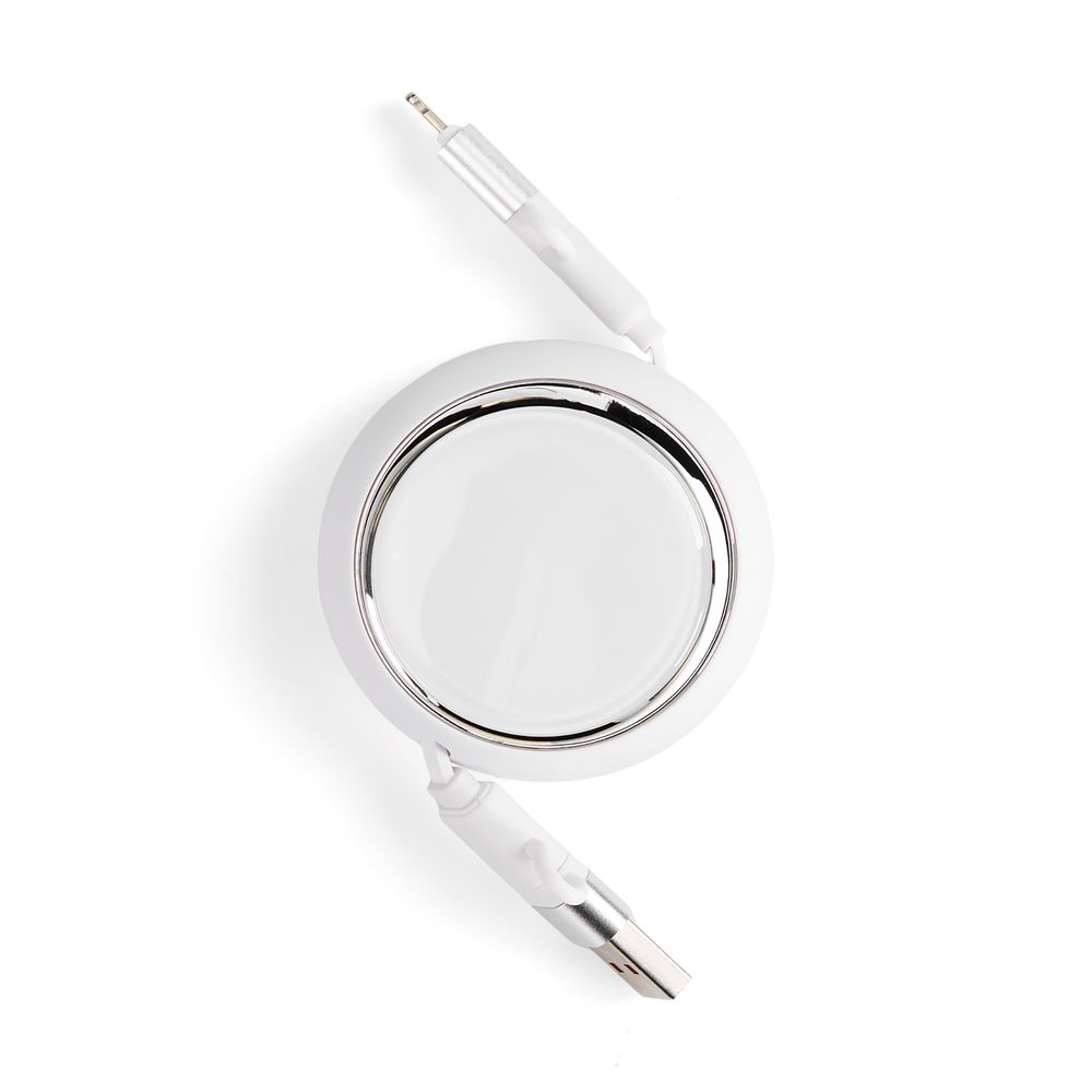 Складной кабель с переходниками pocketCoil, белый-4