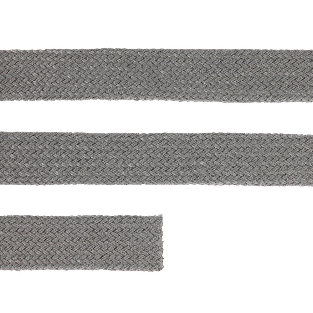 Плоский шнур Cord S, серый, 10 см-2