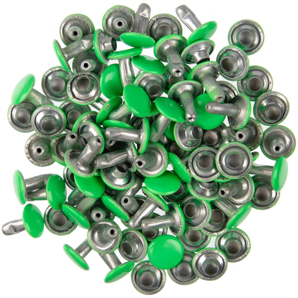 Заклепка Rivet, S, зеленый неон-2