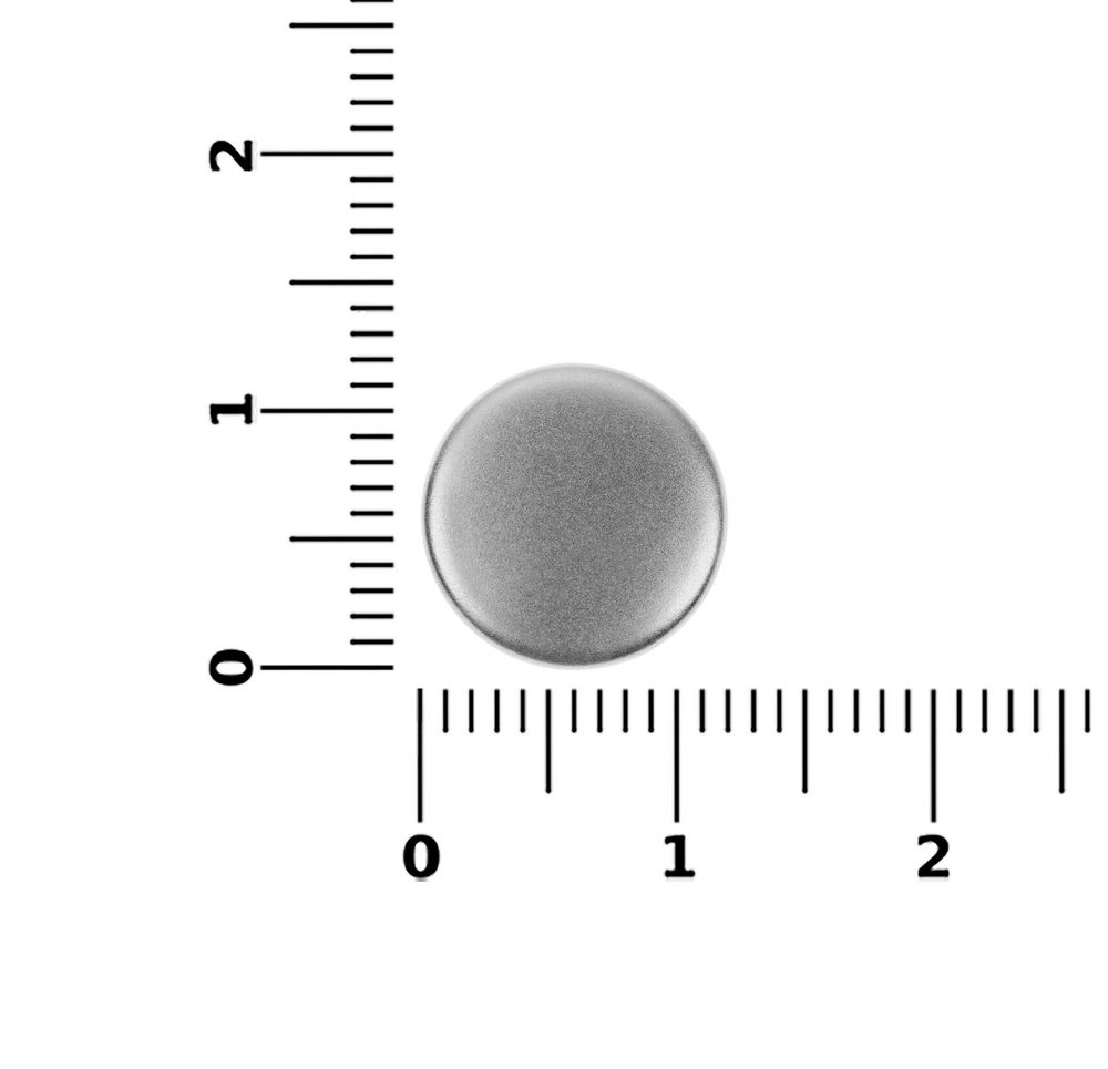 Кнопка Clavis, M, серебристая-2