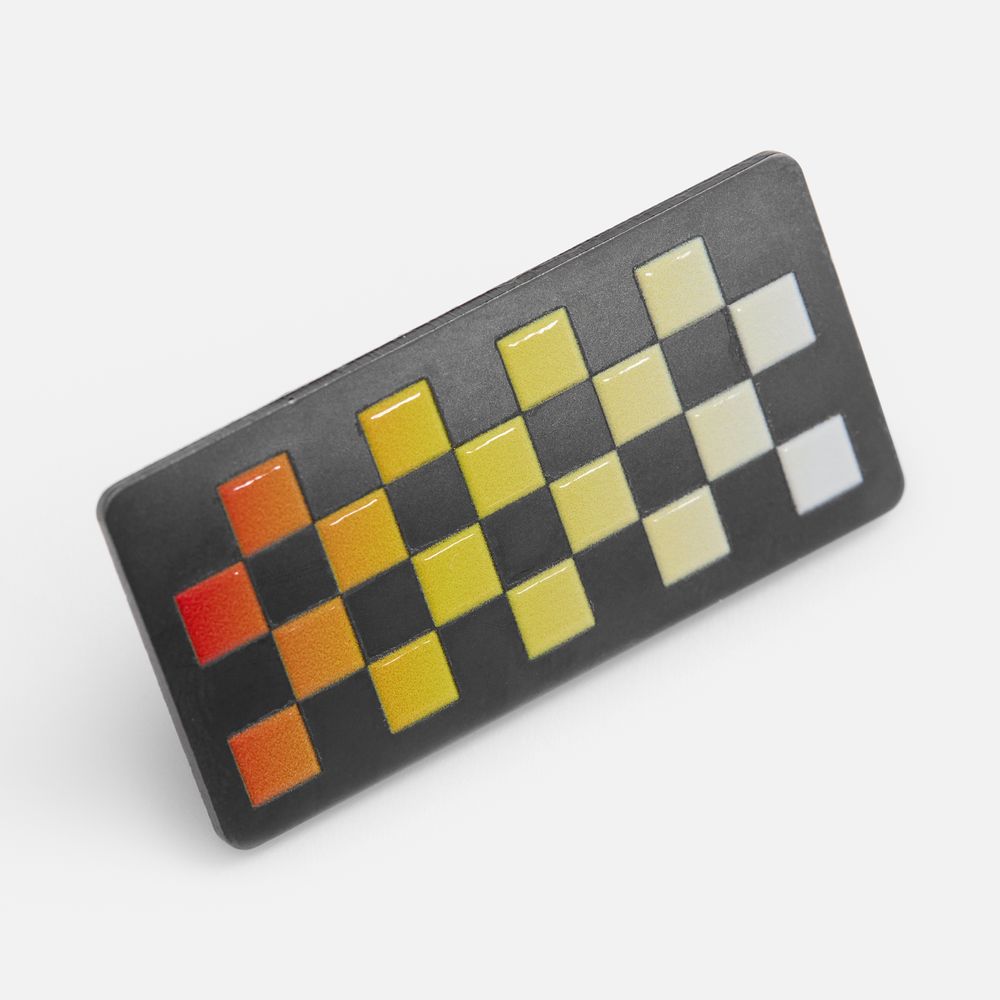 Значок Magnet Matto, серый металлик-6