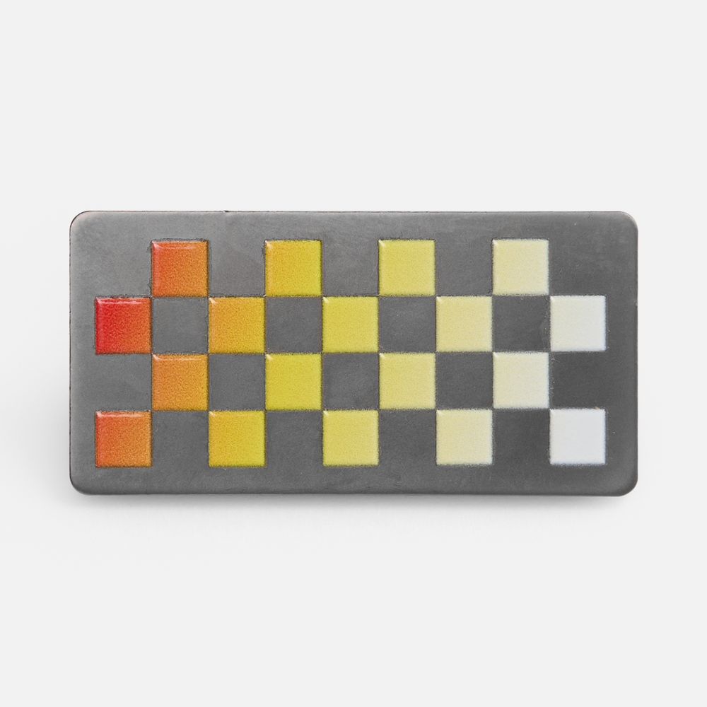 Значок Magnet Matto, серый металлик-7