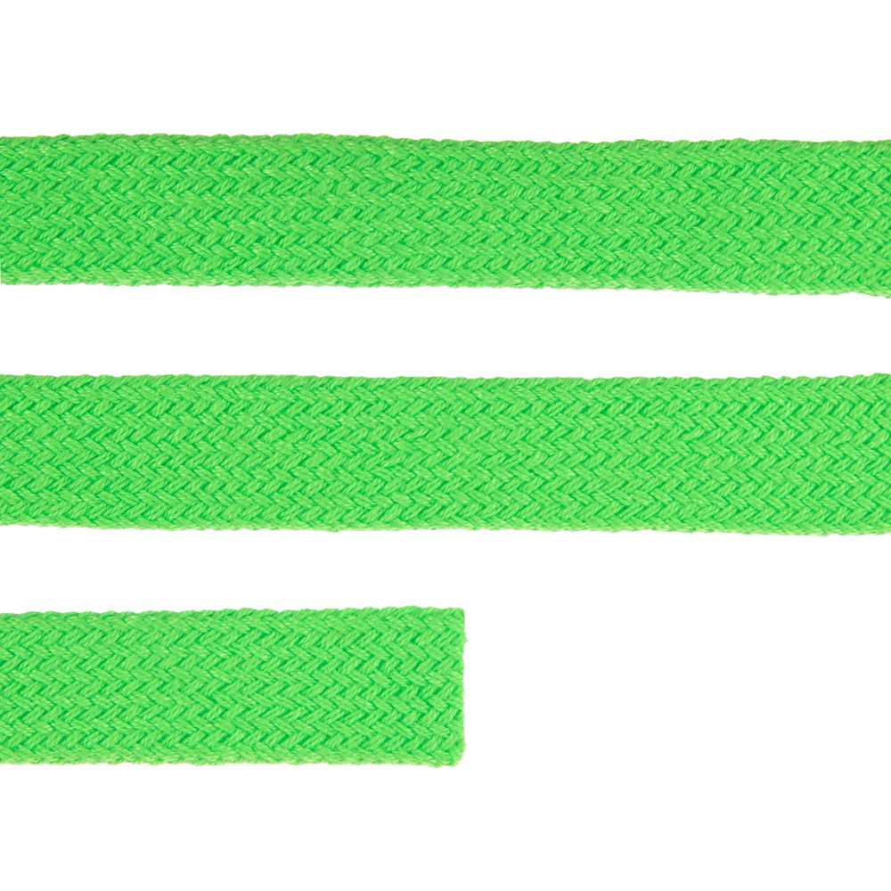 Плоский шнур Cord XL, зеленый неон, 160 см-2