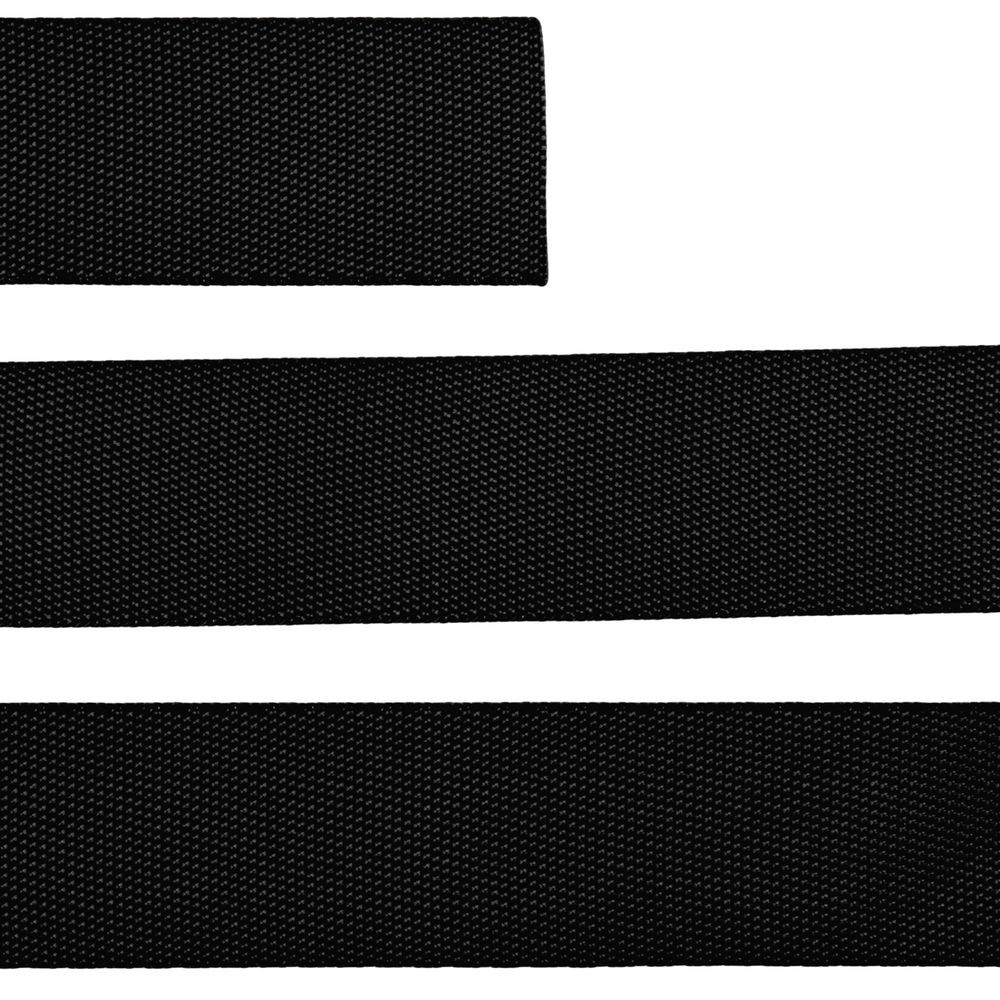 Стропа текстильная Fune 25 XXL, черная, 300 см-2