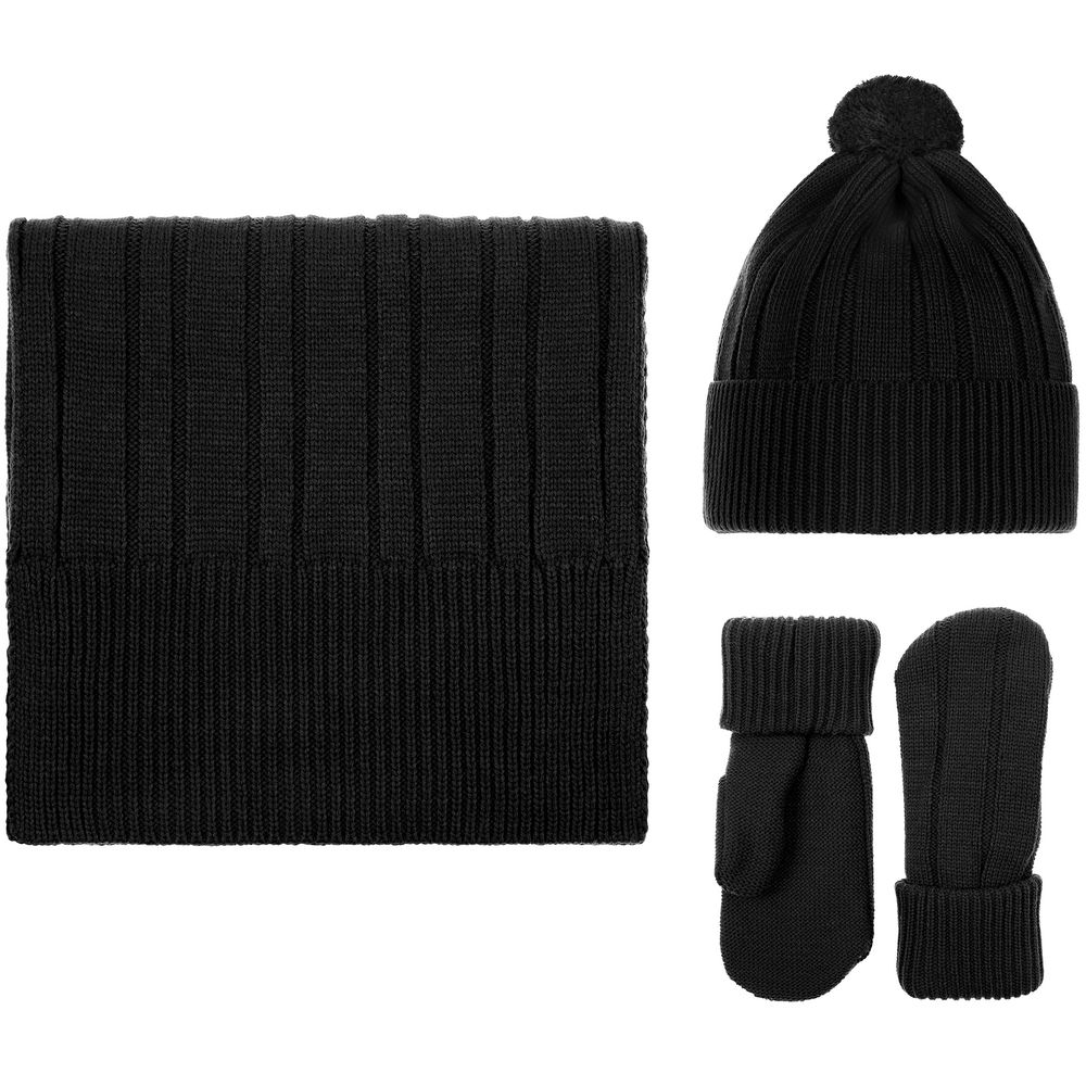 Набор Knit Beat, черный-3