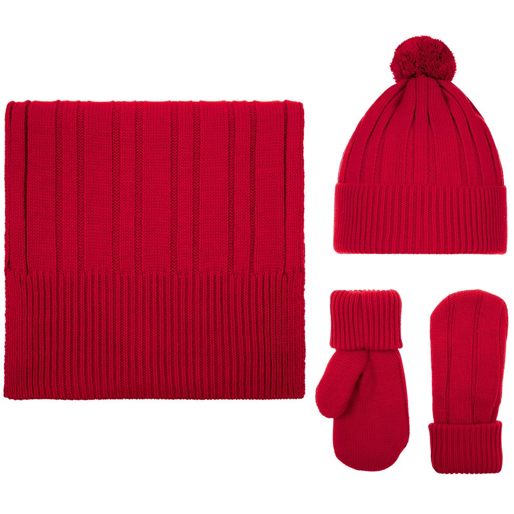 Набор Knit Beat, красный-3