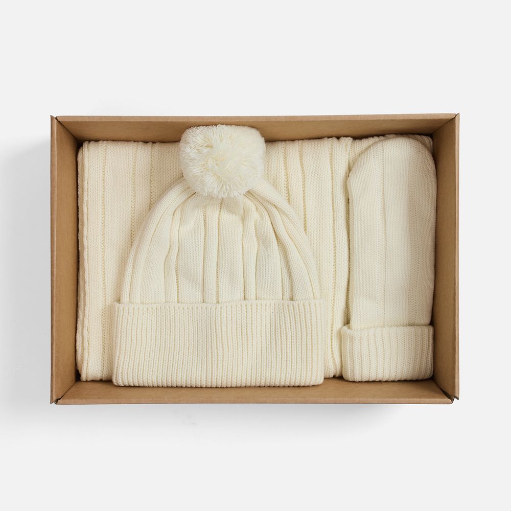 Набор Knit Beat, белый (молочный)-2