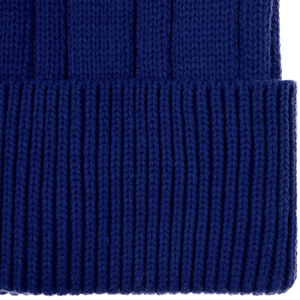 Шапка Knit Beat, темно-синяя-3