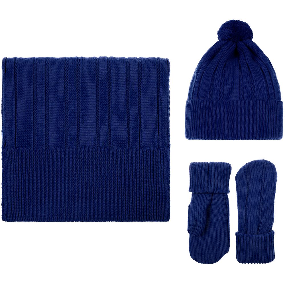 Шапка Knit Beat, темно-синяя-4