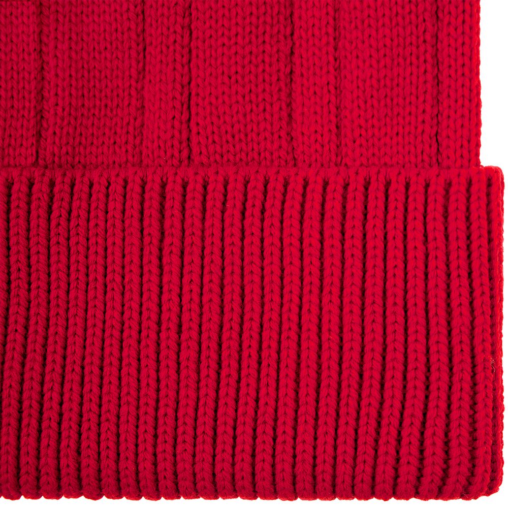 Шапка Knit Beat, красная-3