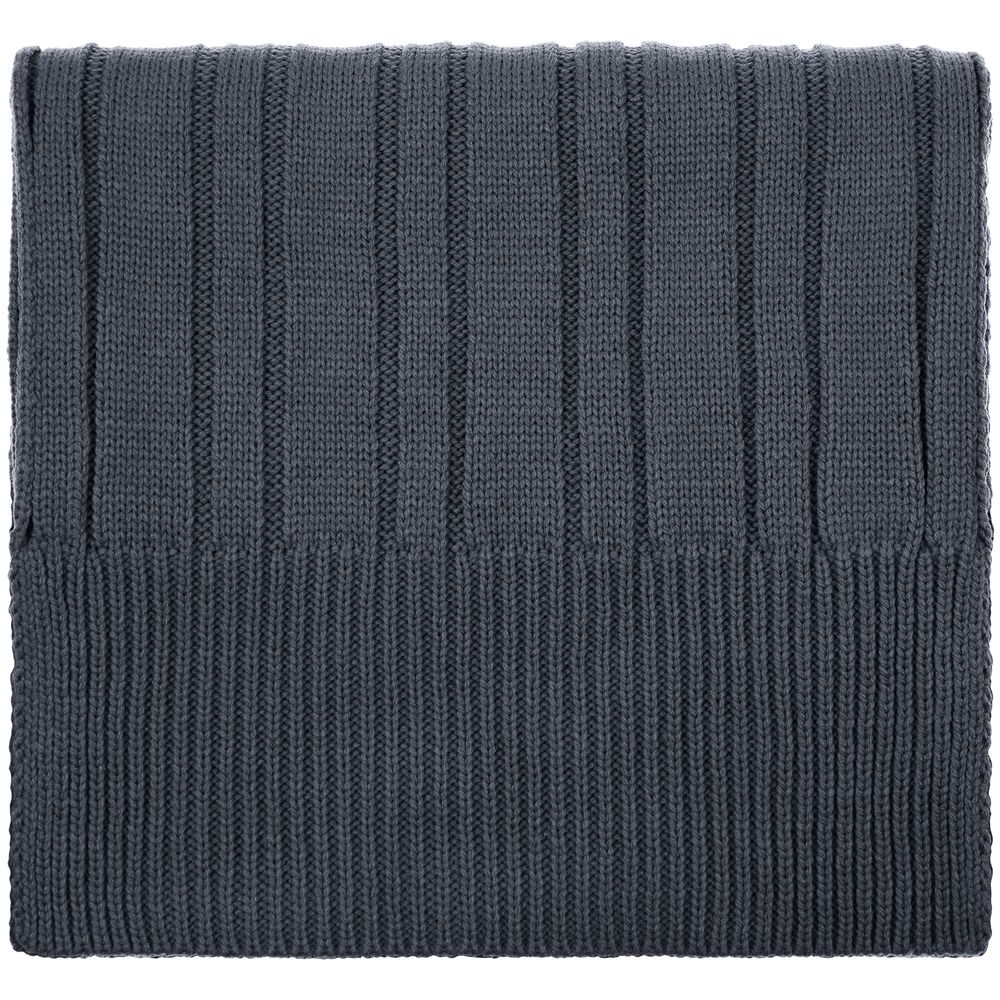 Шарф Knit Beat, темно-серый-2
