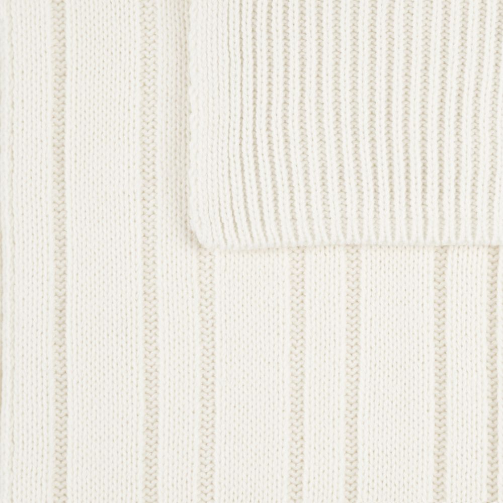 Шарф Knit Beat, белый (молочный)-4