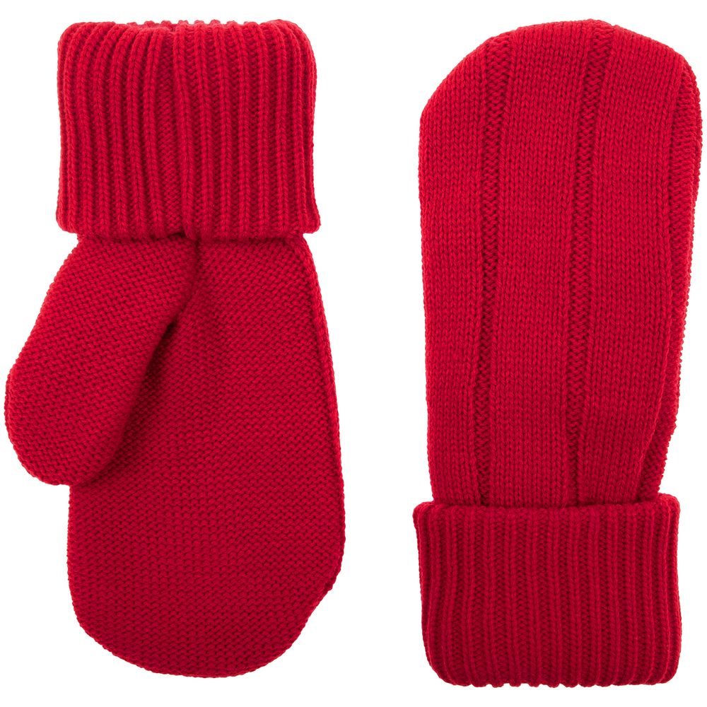Варежки Knit Beat, красные, размер S/M-1