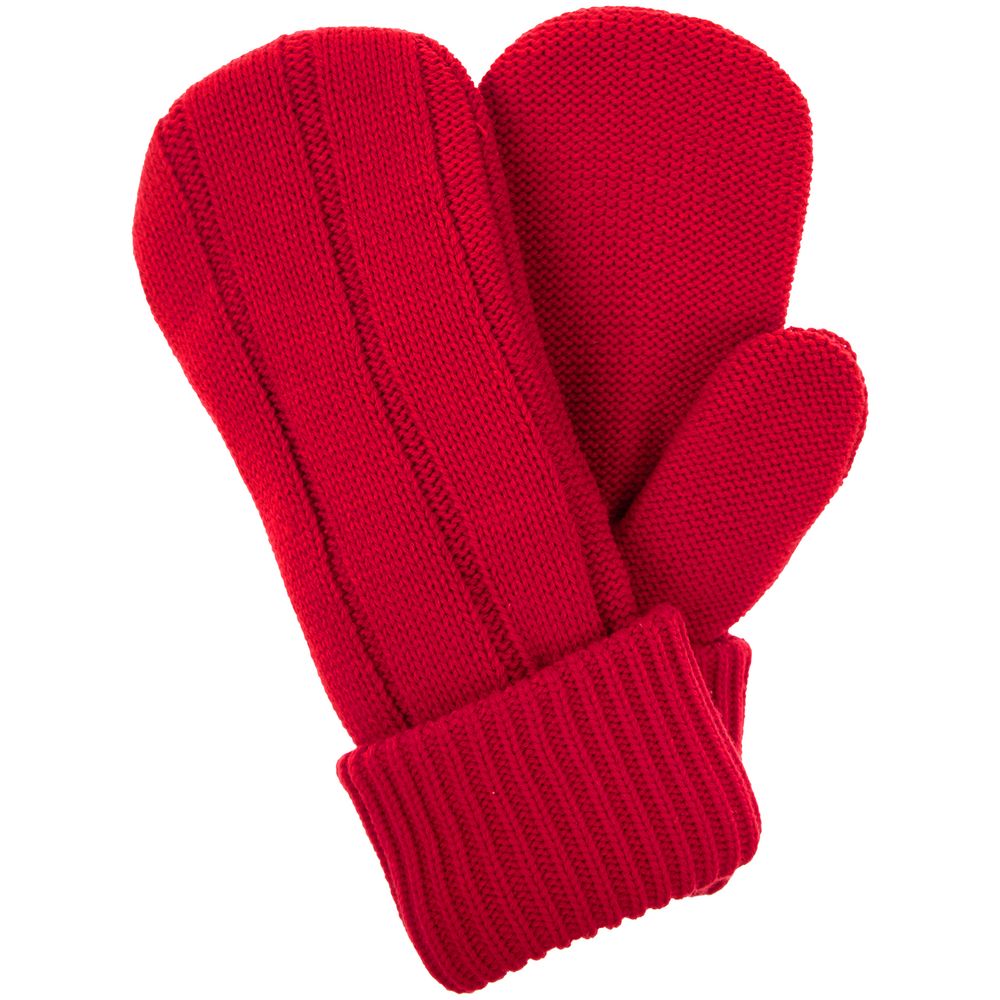 Варежки Knit Beat, красные, размер S/M-2