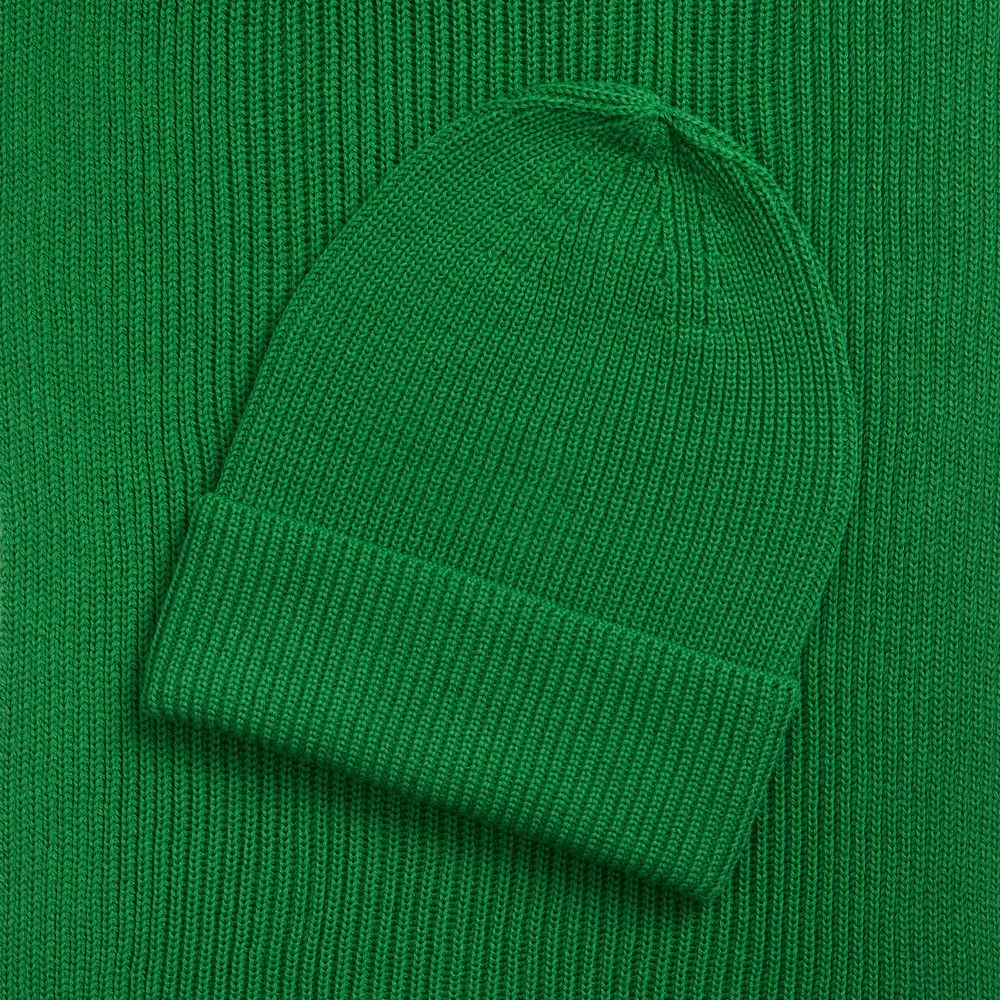 Шарф Nobilis Mono, ярко-зеленый-4