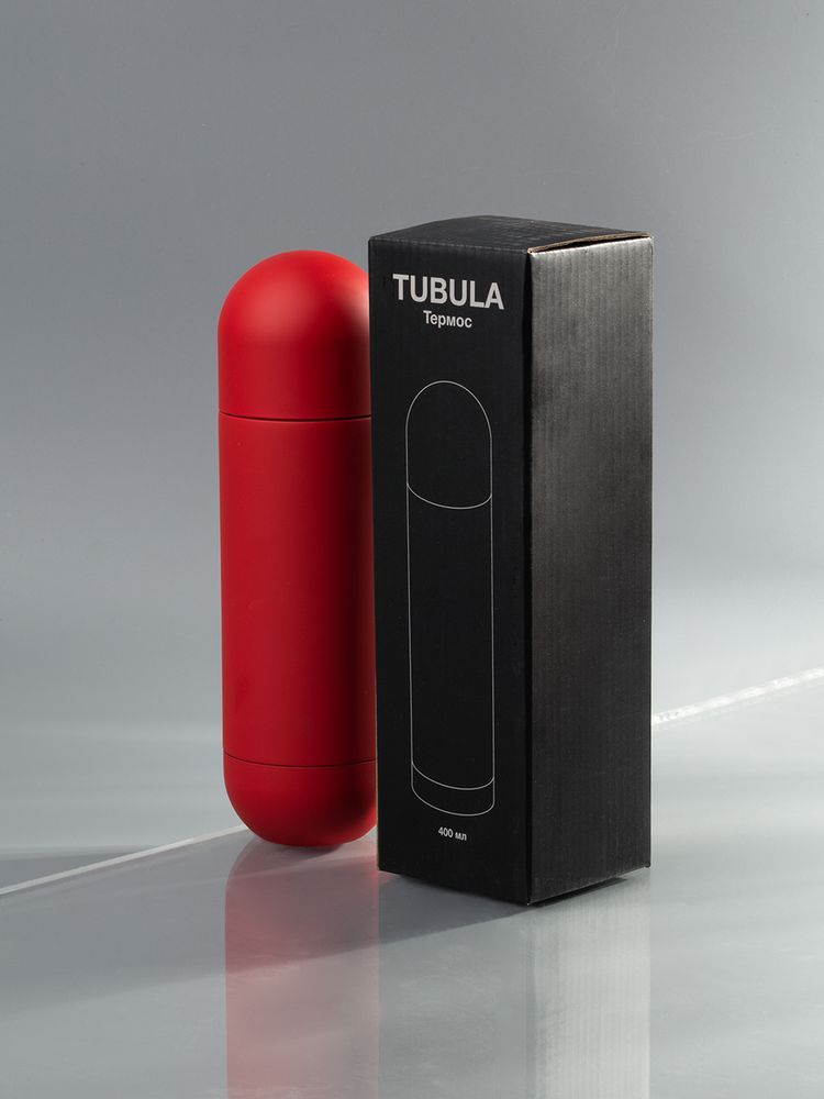 Термос Tubula Soft Touch, красный-6