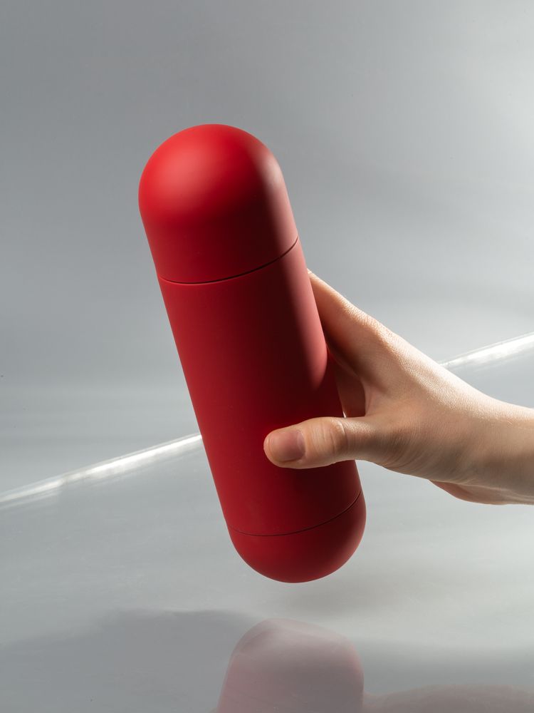 Термос Tubula Soft Touch, красный-7