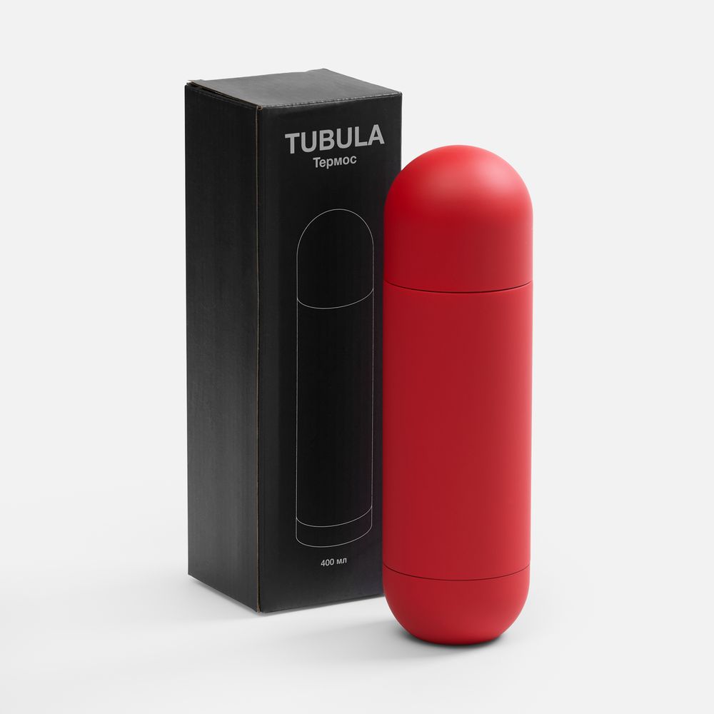 Термос Tubula Soft Touch, красный-10