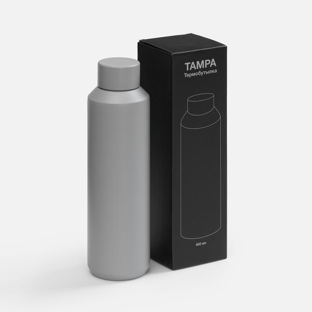 Термобутылка Tampa, серая-5