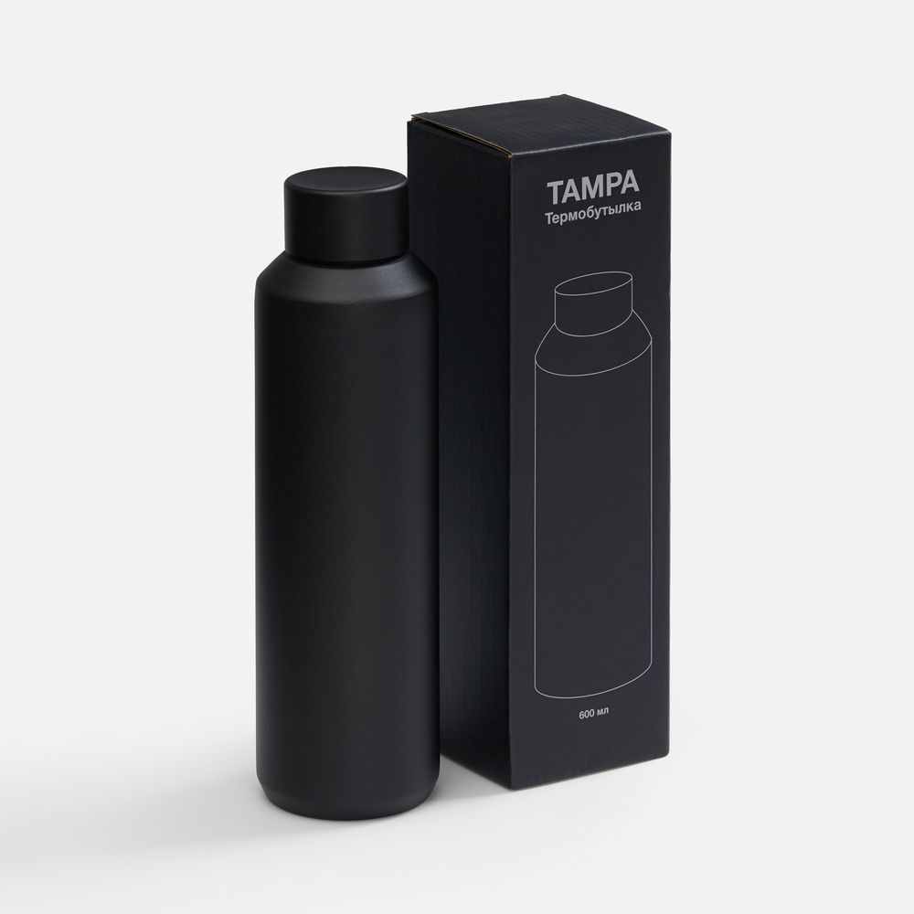Термобутылка Tampa, черная-5