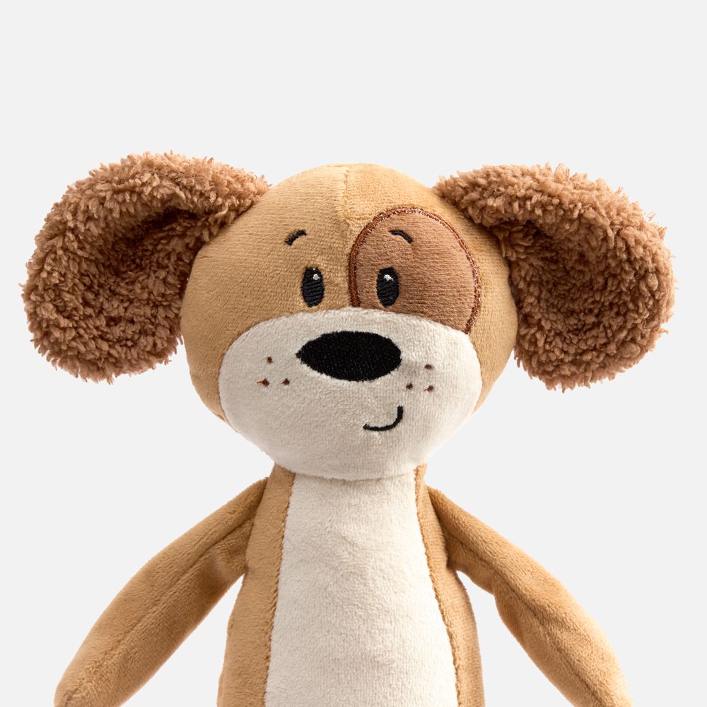 Мягкая игрушка Beastie Toys, собачка с белым шарфом-2