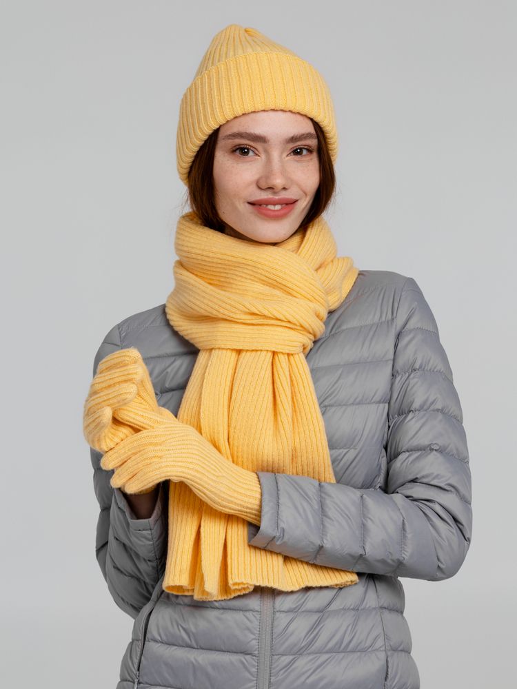 Шарф Capris, желтый-7