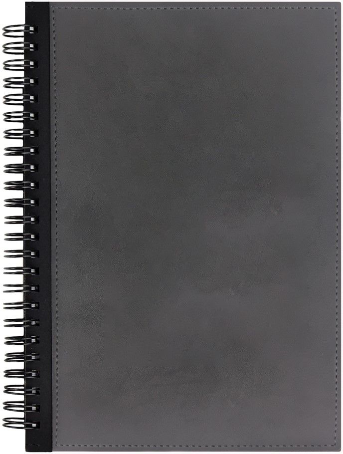 Ежедневник Notera Maxi, недатированный, серый-1