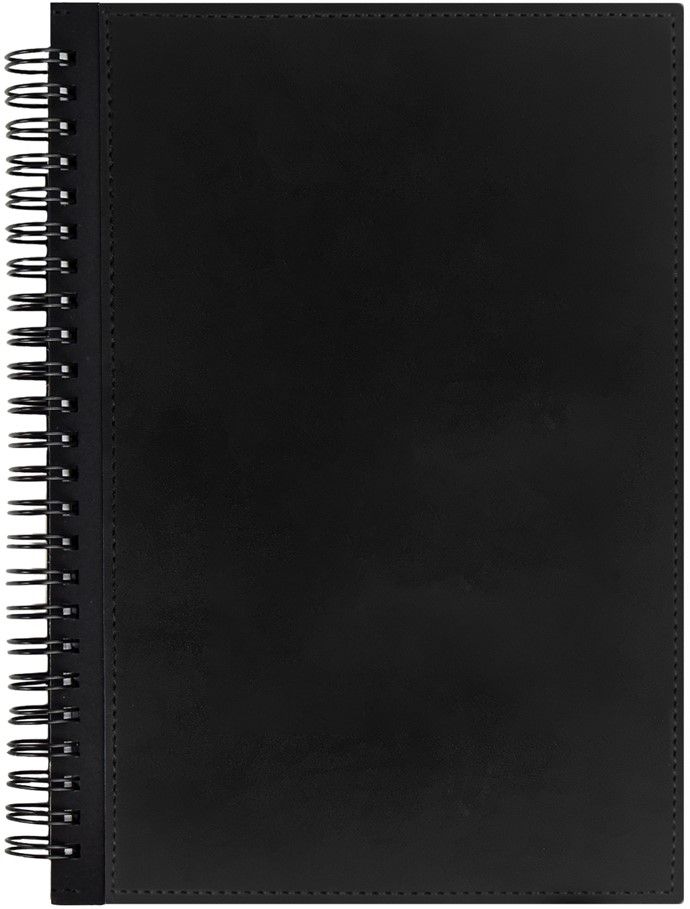 Ежедневник Notera Maxi, недатированный, черный-1
