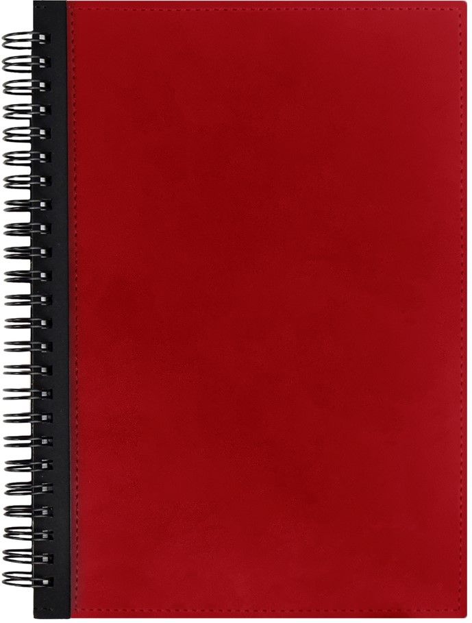 Ежедневник Notera Maxi, недатированный, красный-1