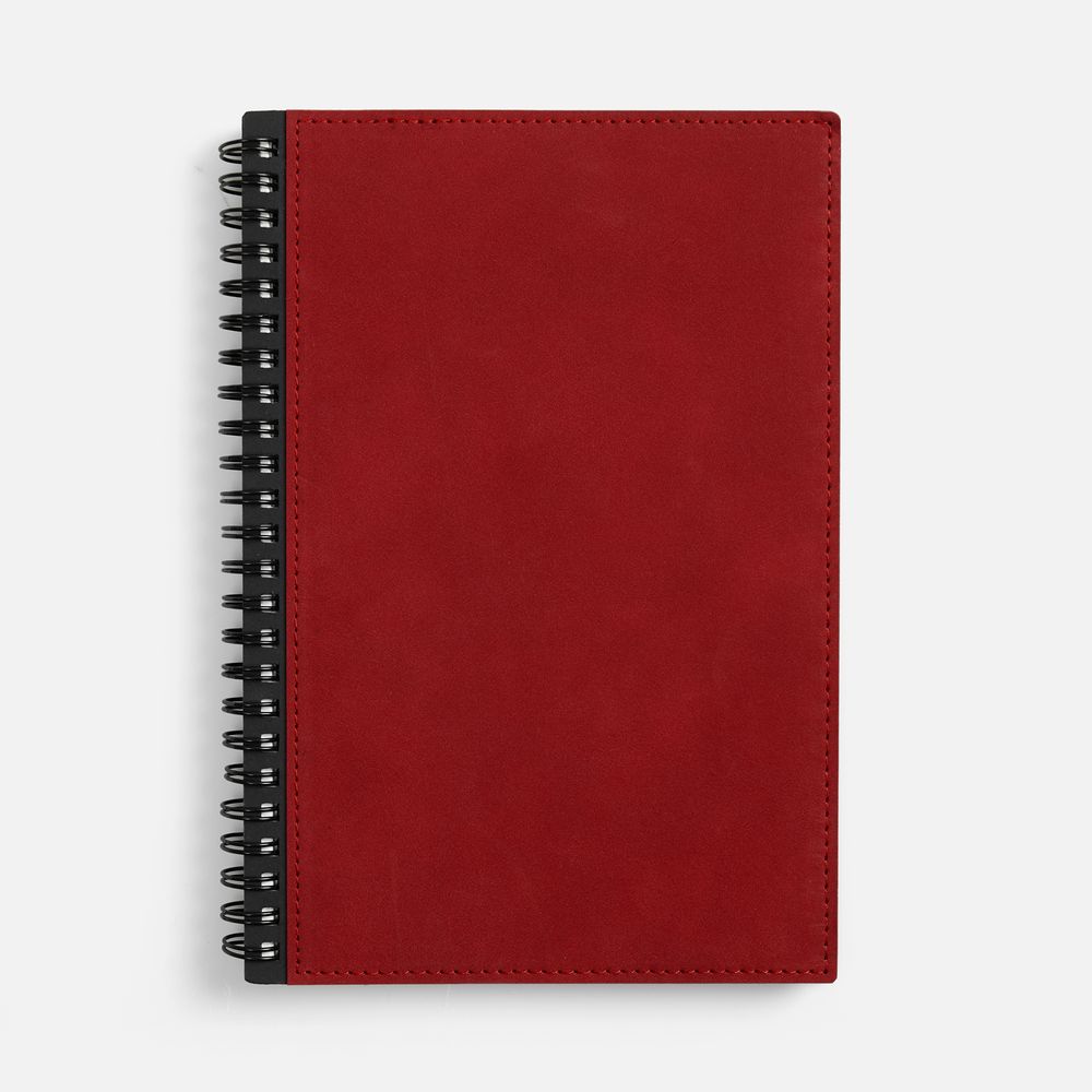 Ежедневник Notera, недатированный, красный-1
