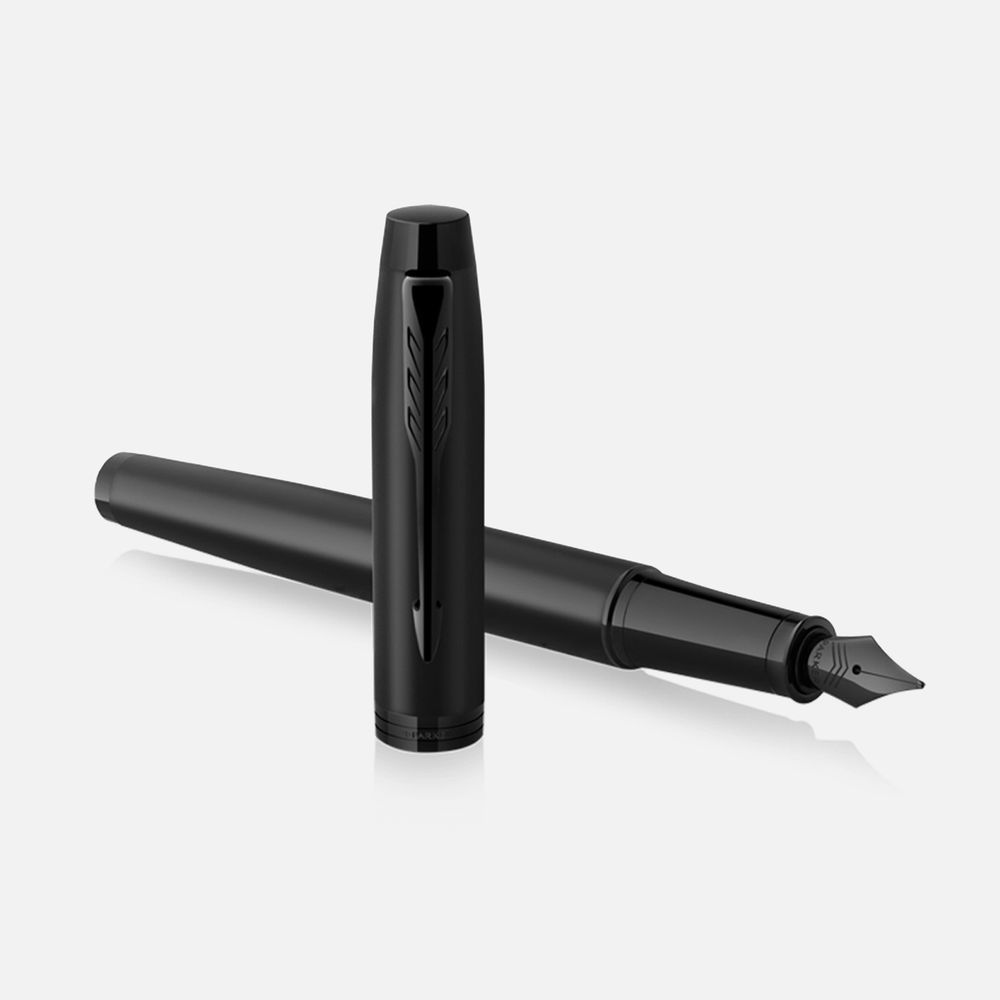 Ручка перьевая Parker IM Achromatic Black, черная-3