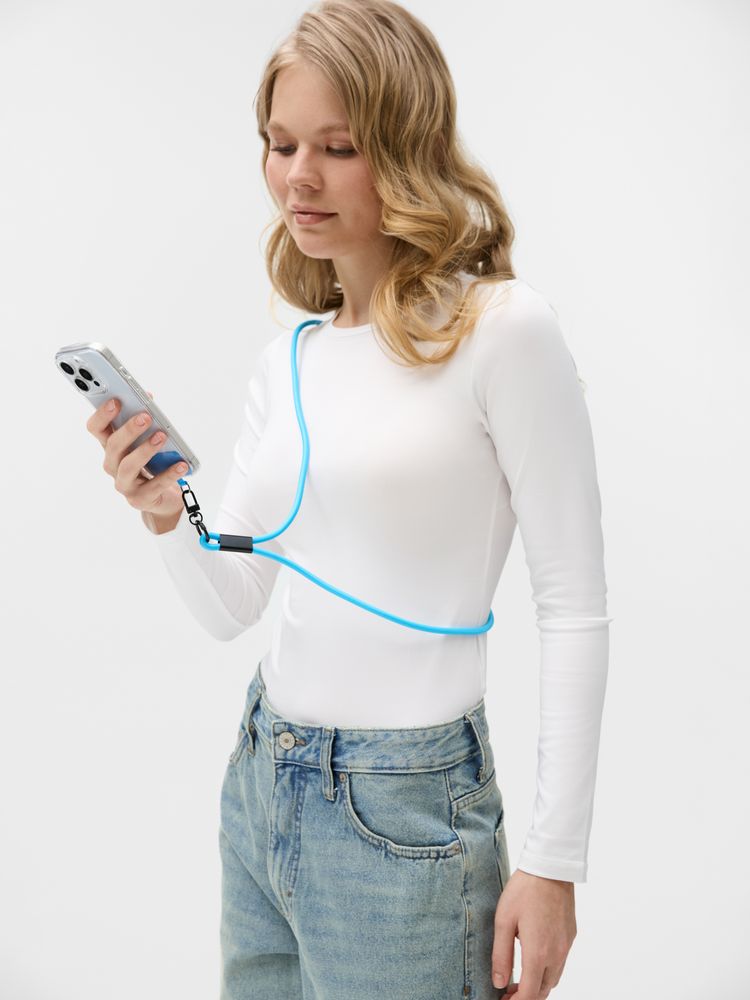 Кабель-ланьярд energyFlex Power Delivery 60 Вт, голубой-3
