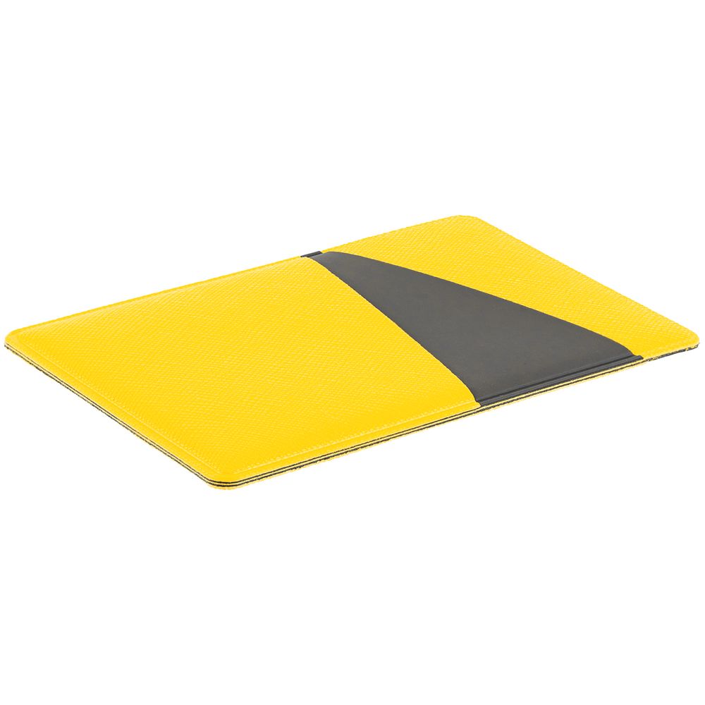Картхолдер Dual, серо-желтый-3