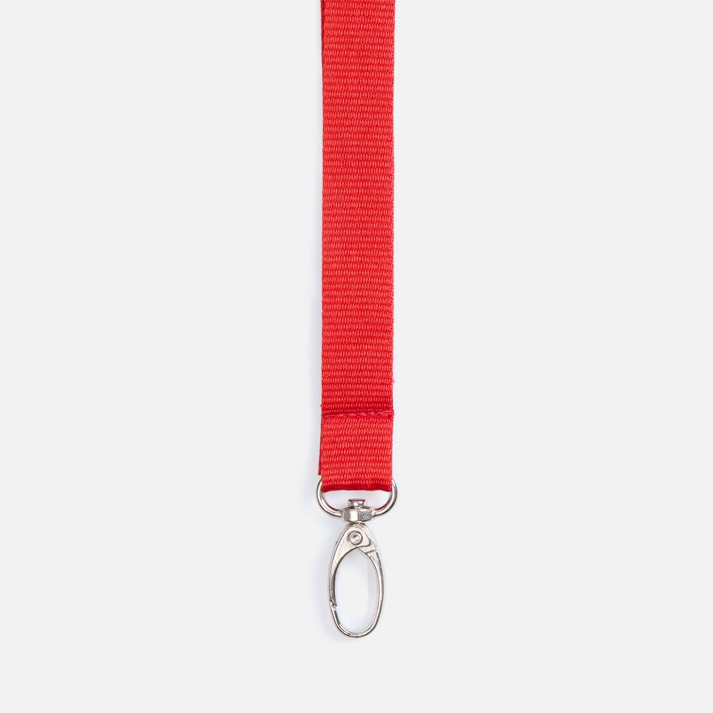 Лента для бейджа Pin, красная-4
