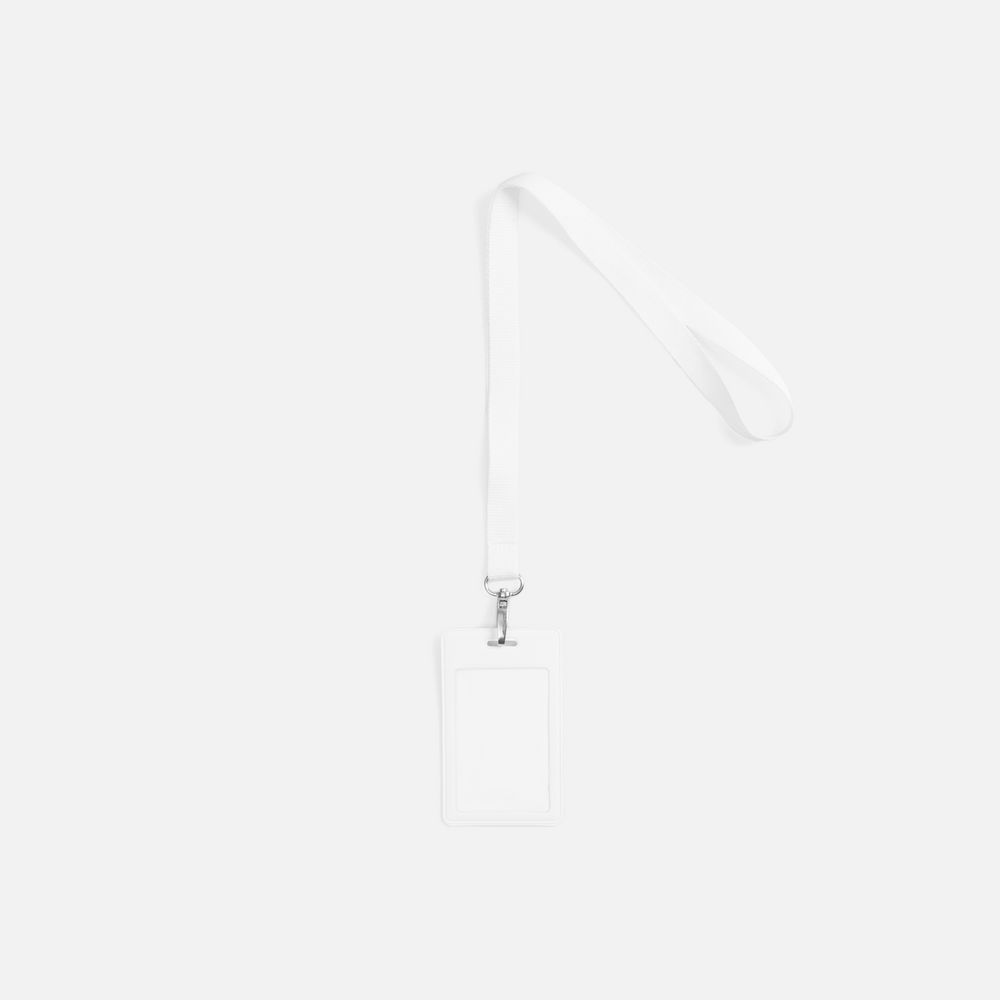 Лента для бейджа Pin, белая-2