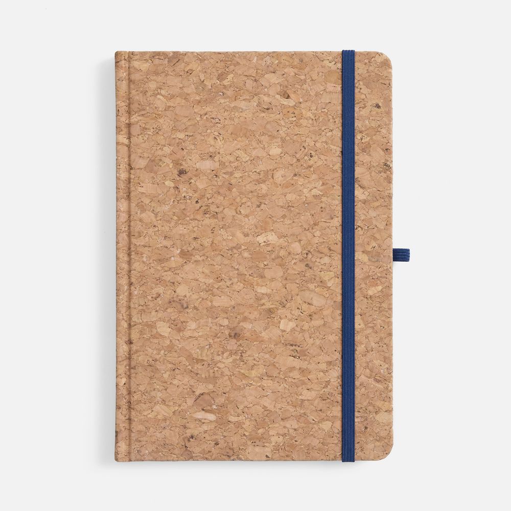 Блокнот Corkfolio, синий-3