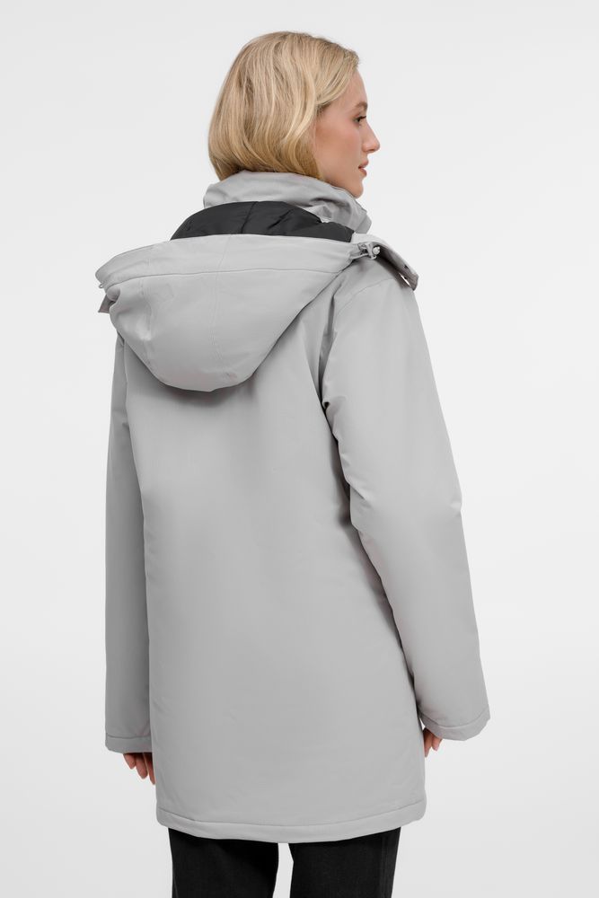 Куртка-парка унисекс Sfera, светло-серая, размер S-15