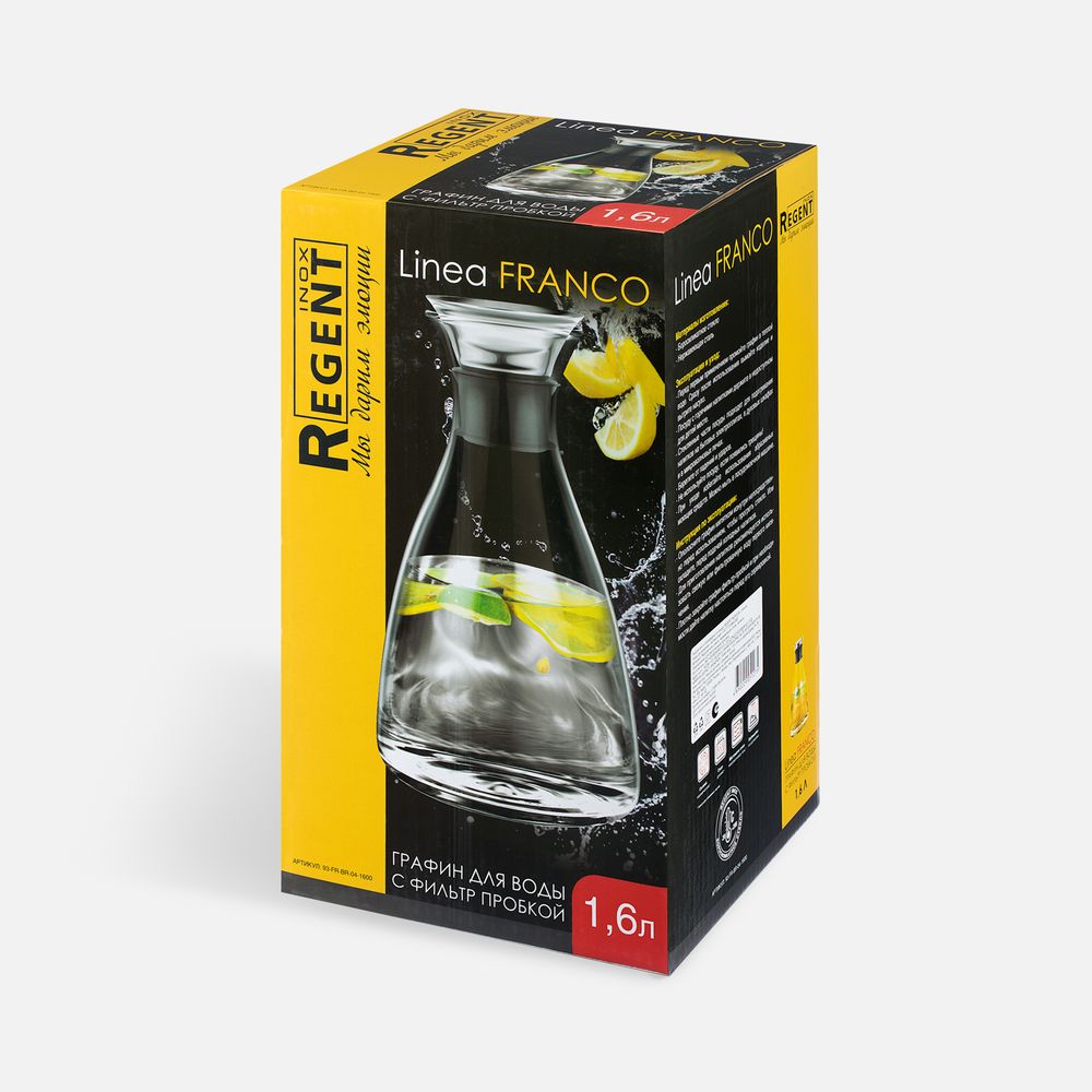 Графин для воды с фильтр-пробкой Linea Franco-6