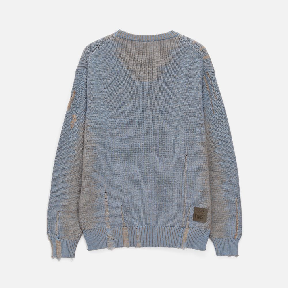 Джемпер Denim свободного силуэта на заказ, полушерсть, размер XS-23