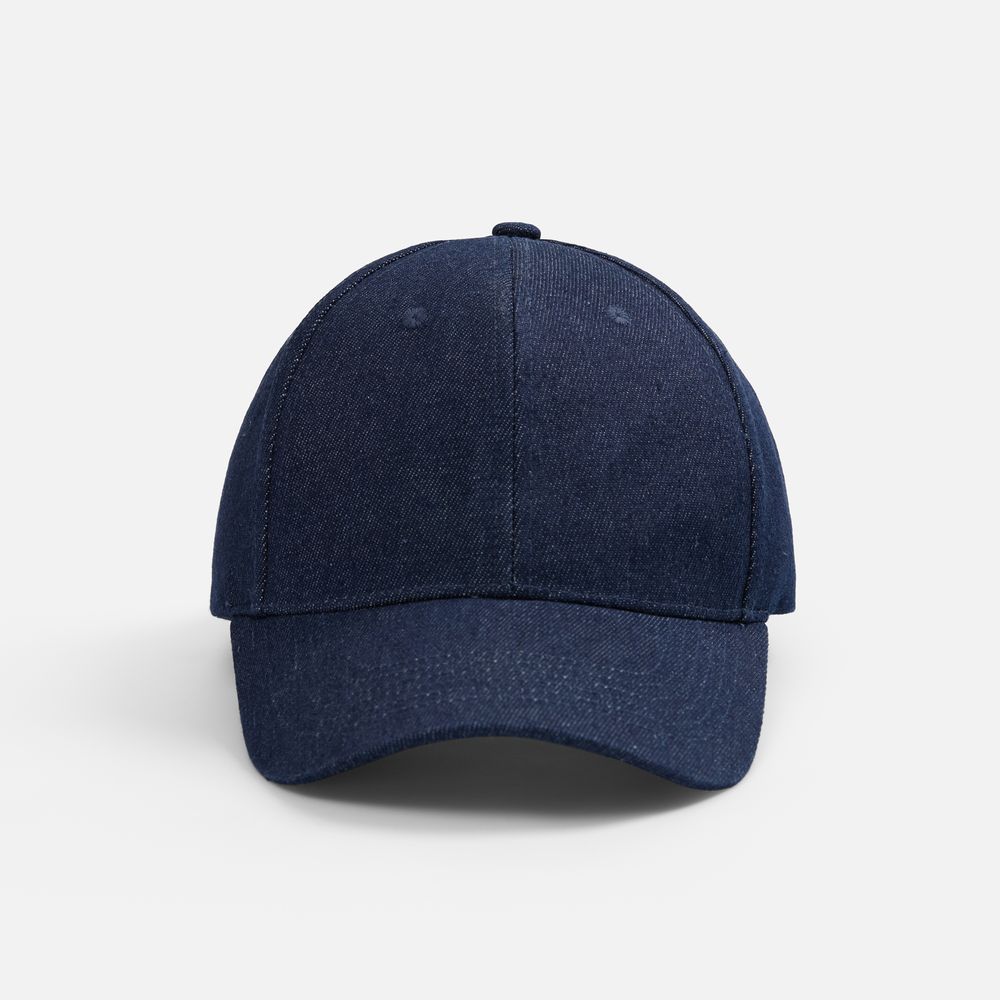 Бейсболка Denimate, темно-синяя-3