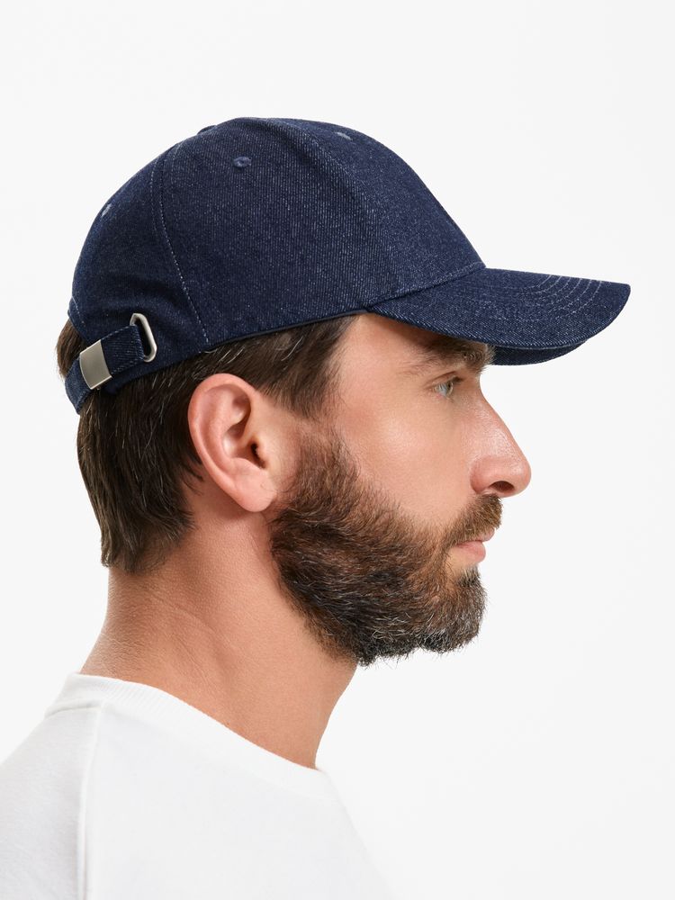 Бейсболка Denimate, темно-синяя-7