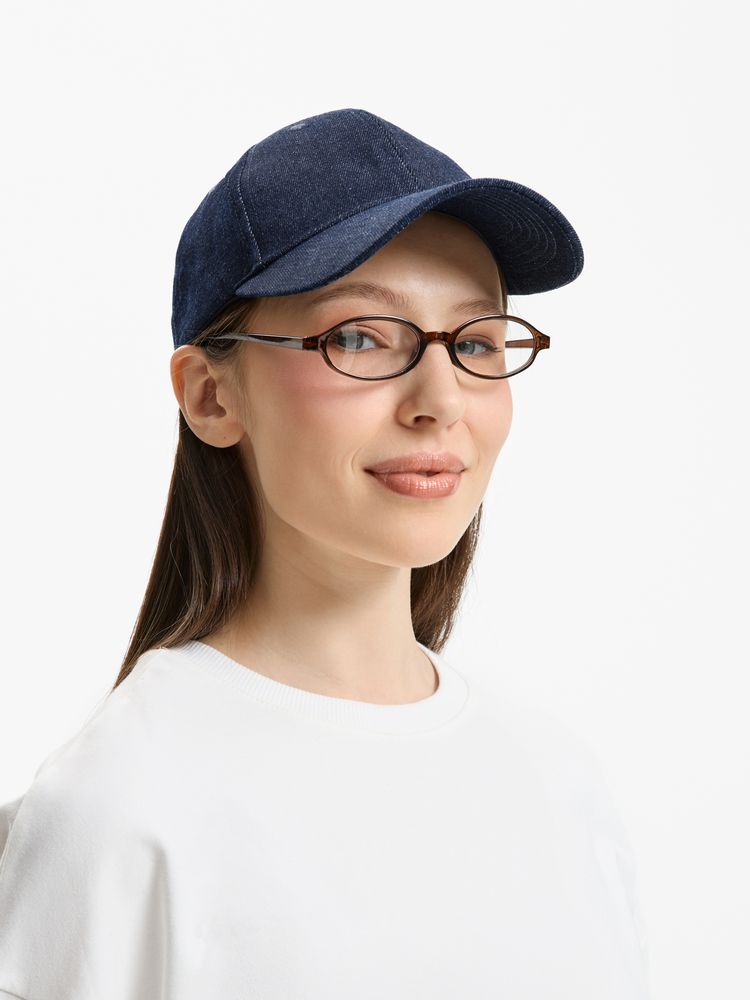 Бейсболка Denimate, темно-синяя-8