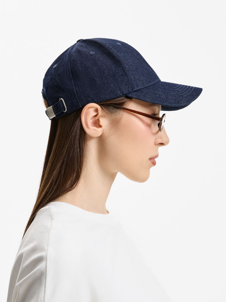 Бейсболка Denimate, темно-синяя-10