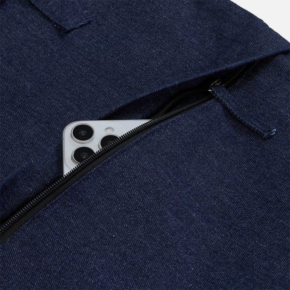 Сумка для покупок Denimate, темно-синяя-3